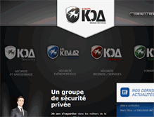 Tablet Screenshot of groupekda.com